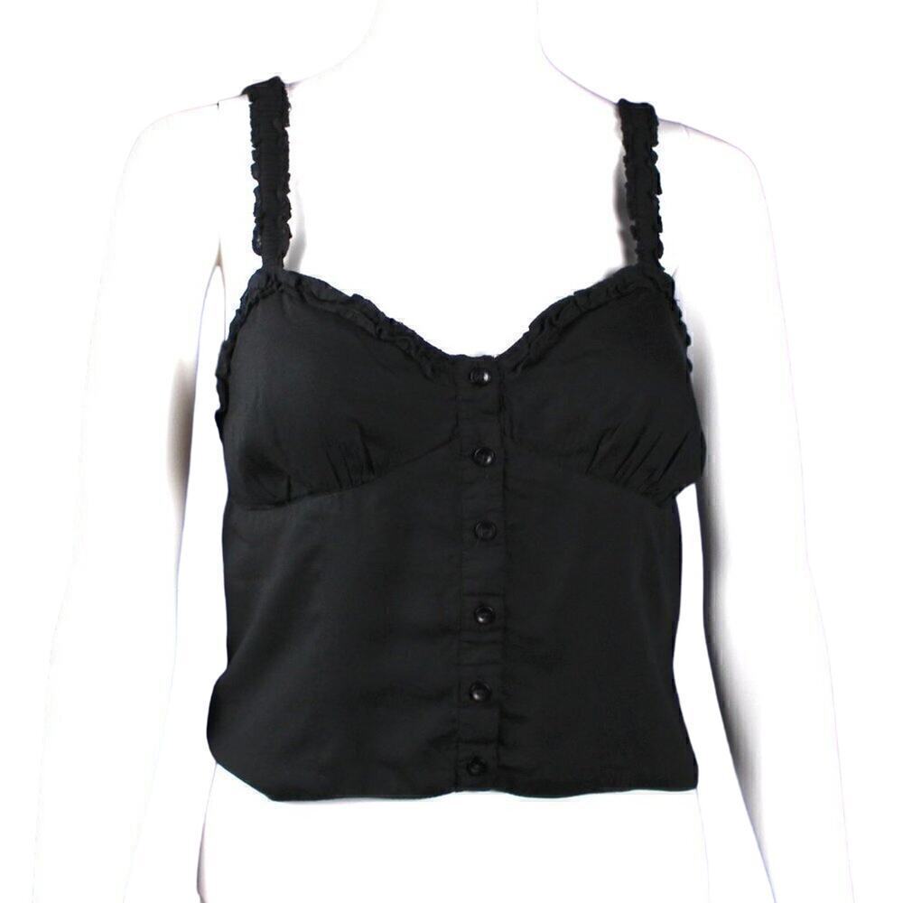 Urban Outfitters Cami Top, Black, S-P​​​​​​​​​​​​​​​​​​​